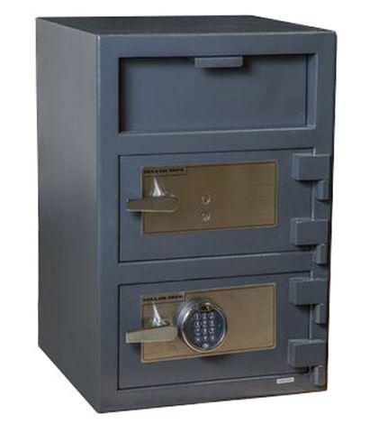 Hollon Safe 30" x 20" x 20" Double Door Depository Safe (Gray) - FDD-3020EK