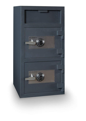Hollon Safe 40" x 20" x 20" Double Door Depository Safe (Gray) - FDD-4020CC