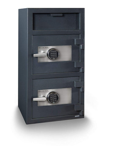 Hollon Safe 40" x 20" x 20" Double Door Depository Safe (Gray) - FDD-4020EE