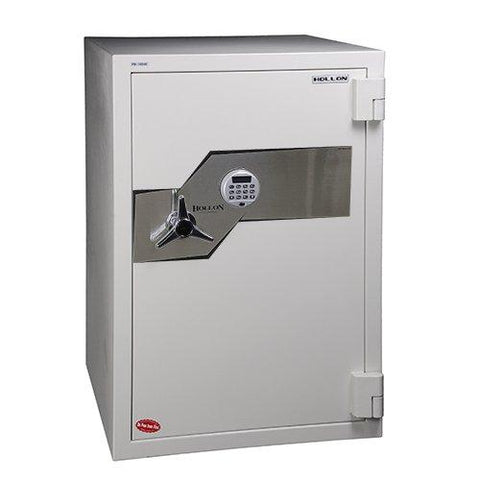 Hollon Safe Oyster Series 41 1/2" x 28" x 29" Fire and Burglary Safe (White) - FB-1054E