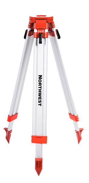 Northwest Instrument 38" to 62" Contractor's Flat-Head Tripod w/ Quick Clamp - NAT83