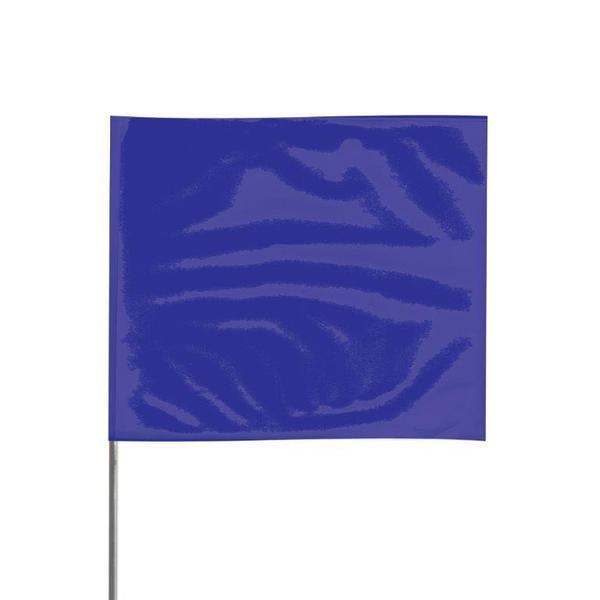 Presco 2" x 3" Marking Flag (Blue) for 36" Staff - 2336B