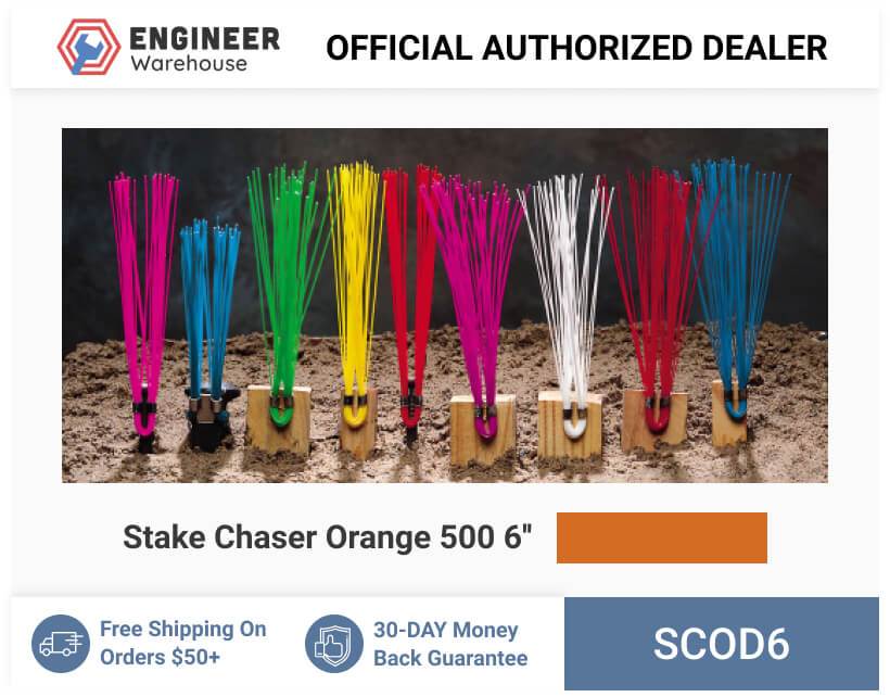 Smi-Carr - Stake Chaser Orange 500 6'' - SCOD6