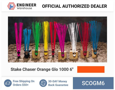 Smi-Carr - Stake Chaser Orange Glo 1000 6'' - SCOGM6