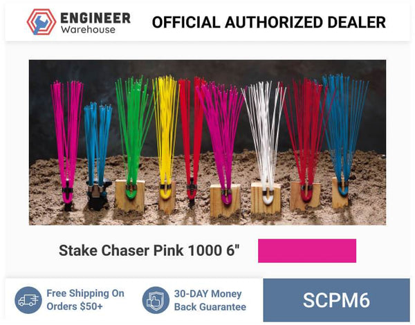 Smi-Carr - Stake Chaser Pink 1000 6'' - SCPM6