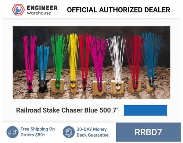 Smi-Carr - Railroad Stake Chaser Blue 500 7'' - RRBD7