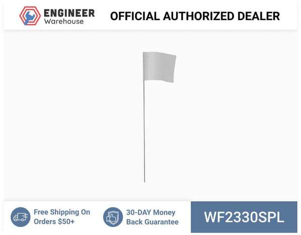 Smi-Carr - Wire Flag 2.5x3.5x30 1000 Silver - WF2330SPL