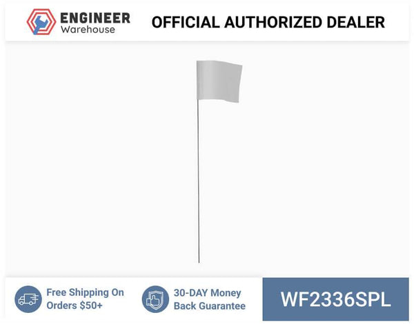 Smi-Carr - Wire Flag 2.5x3.5x36 1000 Silver - WF2336SPL