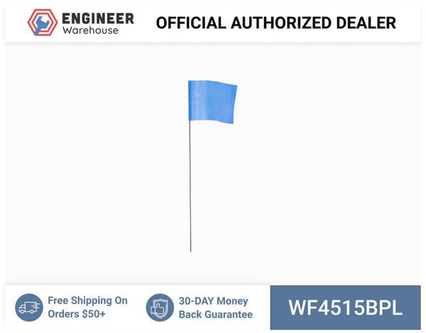 Smi-Carr - Wire Flag 4x5x15 1000 Blue - WF4515BPL