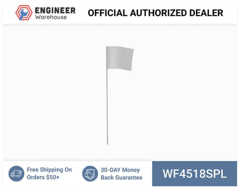 Smi-Carr - Wire Flag 4x5x18 1000 Silver - WF4518SPL