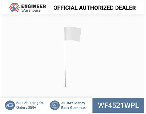 Smi-Carr - Wire Flag 4x5x21 1000 White - WF4521WPL