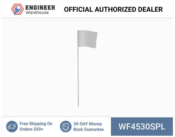 Smi-Carr - Wire Flag 4x5x30 1000 Silver - WF4530SPL