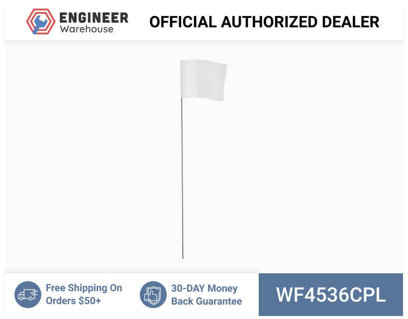 Smi-Carr - Wire Flag 4x5x36 1000 Clear - WF4536CPL