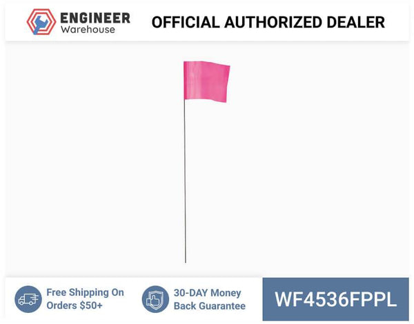 Smi-Carr - Wire Flag 4x5x36 1000 Flo Pink - WF4536FPPL