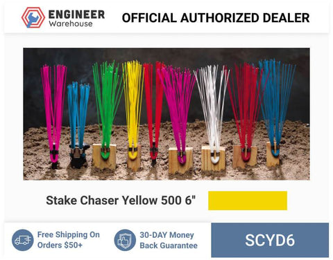 Smi-Carr - Stake Chaser Yellow 500 6'' - SCYD6