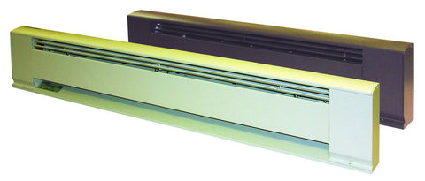 TPI 1750/1313W 240/208V 84" Arch. Baseboard Heater w/ Steel Element (Brown) - H3717084B
