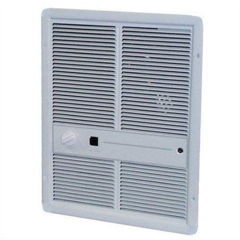 TPI 1000W 120V 3310 Series Fan Forced Wall Heater (Ivory) - Without Summer Fan Switch - No Thermostat - E3312RP