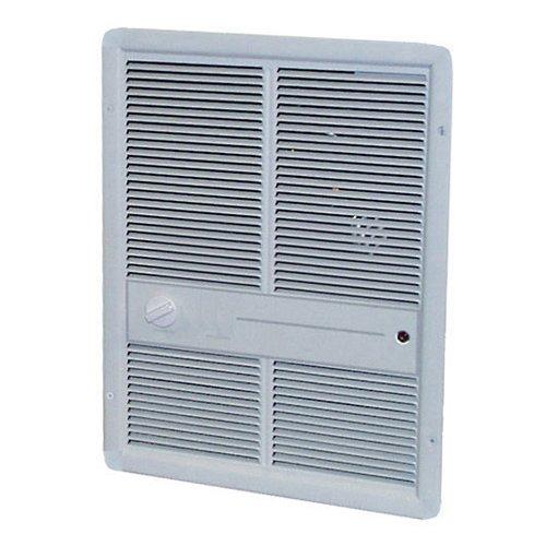 TPI 1000W 120V 3310 Series Fan Forced Wall Heater (Ivory) - Without Summer Fan Switch - 1 Pole Thermostat - E3312TRP