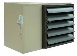 TPI 12.5KW 240V 1 Phase UH Series Horizontal Fan Forced Unit Heater - H1HUH12C03