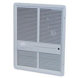 TPI 1500W 120V 3310 Series Fan Forced Wall Heater (Ivory) - Without Summer Fan Switch - 1 Pole Thermostat - E3313TRP