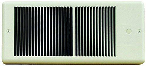 TPI 1500W 120V 4300 Series Low Profile Fan Forced Wall Heater - No Pole Thermostat- White w/ Box - E4315RPW