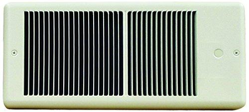 TPI 1500/1125W 240/208V 4300 Series Low Profile Fan Forced Wall Heater - No Thermostat - White w/ Box - HF4315RPW