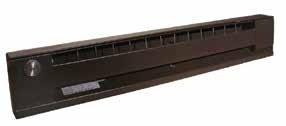 TPI 1750W 208V 84" Commercial Baseboard Heater (Bronze) - F2917084C