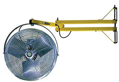 TPI 18" High Velocity Fan Mounted on 40" Pivoting Arm - 40LDFTE