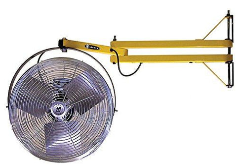 TPI 18" High Velocity Fan Mounted on 60" Pivoting Arm - 60LDFTE