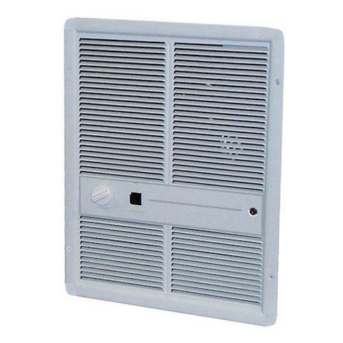 TPI 2000W 277V 3310 Series Fan Forced Wall Heater (Ivory) - Without Summer Fan Switch - No Thermostat - G3314RP