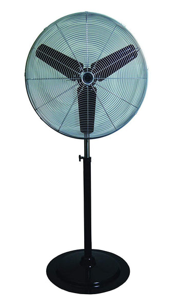 TPI 24" Commercial Oscillating Circulator Pedestal Fan - CACU24PO