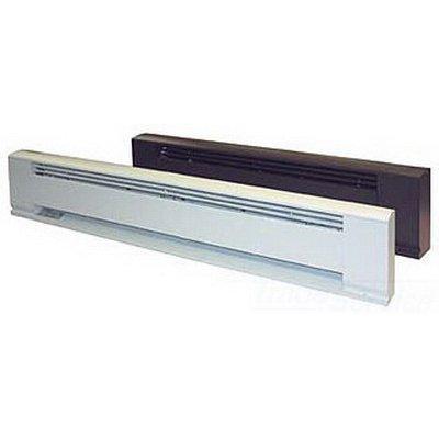 TPI 375W 120V 24" Arch. Baseboard Heater w/ Steel Element (Brown) - E3703024B
