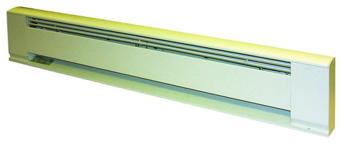 TPI 375W 208V 24" Arch. Baseboard Heater w/ Steel Element (White) - F3703024
