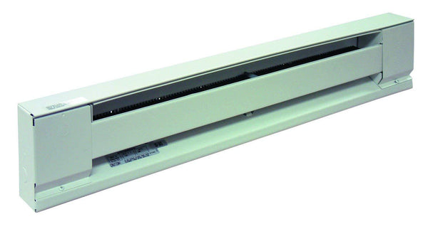TPI 500W 120V 28" Baseboard Heater w/ Steel Element (White) - E2905028SW