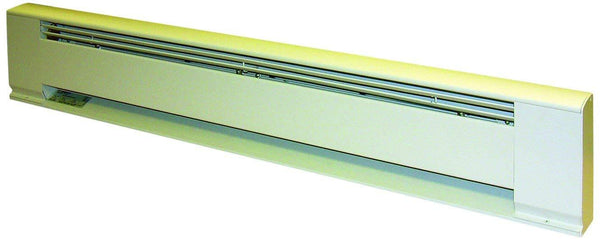 TPI 500/375W 277/240V 28" Arch. Baseboard Heater w/ Steel Element (White) - G3705028