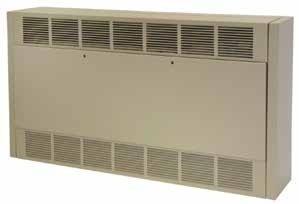 TPI 6/10KW 240V 1/3PH 6300 Series Multiple Angle Cabinet Unit Heater - 6346D102433B30D0F