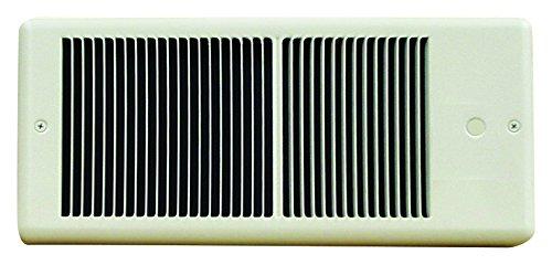 TPI 750W 120V 4300 Series Low Profile Fan Forced Wall Heater - No Pole Thermostat- White w/ Box - E4375RPW