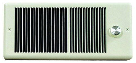 TPI 750/562W 240/208V 4300 Series Low Profile Fan Forced Wall Heater - No Thermostat - Ivory w/ Box - HF4375RP