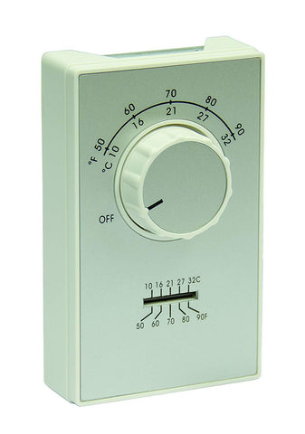 TPI ET9 Series DPST Line Voltage Heat Only Thermostat - AET9DWTS