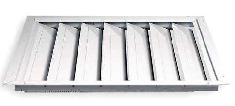 TPI Joist-Out Style Ceiling Shutters for 24" Fans - CS-10-W