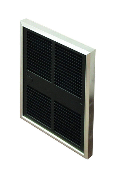 TPI 208V Multiple Wattage Midsized Commercial Fan Forced Wall Heater with Single Pole Thermostat - F30522TDWB