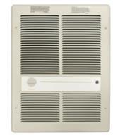 TPI Multi Watt 240/208V 3310 Series Fan Forced Wall Heater (White) - Without Summer Fan Switch - No Thermostat - HF3316RPW