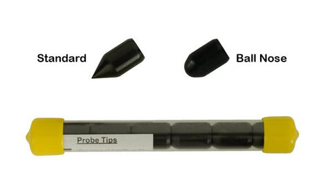 T&T Tools 1/2" Probe Rod Replacement Ball Nose Tip (Pack of 12) - HPTB12
