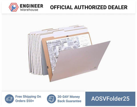 AOS 18" x 24" V/Folder Vertical Flat Storage - 10 Pcs - VFolder25