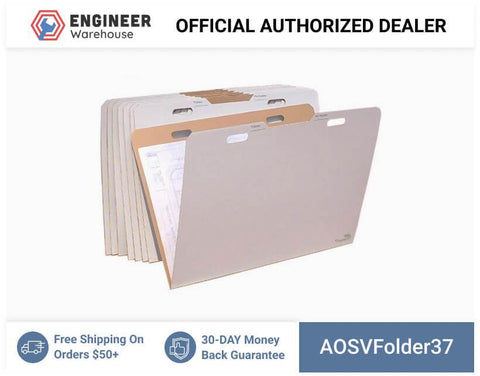 AOS 24" x 36" V/Folder Vertical Flat Storage - 8 Pcs - VFolder37