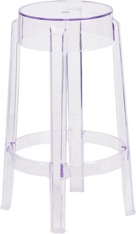 Flash Furniture 25.75'' High Transparent Counter Height Stool - FH-118-APC1-GG