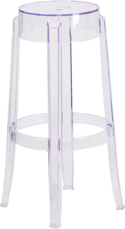 Flash Furniture 29.75'' High Transparent Barstool - FH-118-APC2-GG