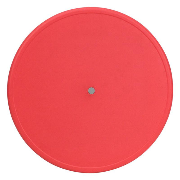 Flash Furniture 33'' Round Red Plastic Height Adjustable Activity Table - YU-YCX-007-2-ROUND-TBL-RED-GG