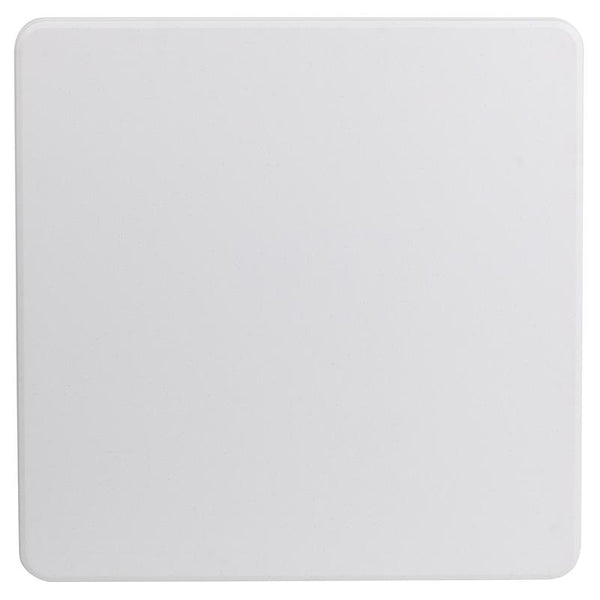 Flash Furniture 34'' Square Granite White Plastic Folding Table - DAD-YCZ-86-GG