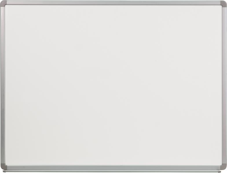 Flash Furniture 4' W x 3' H Porcelain Magnetic Marker Board - YU-90X120-POR-GG